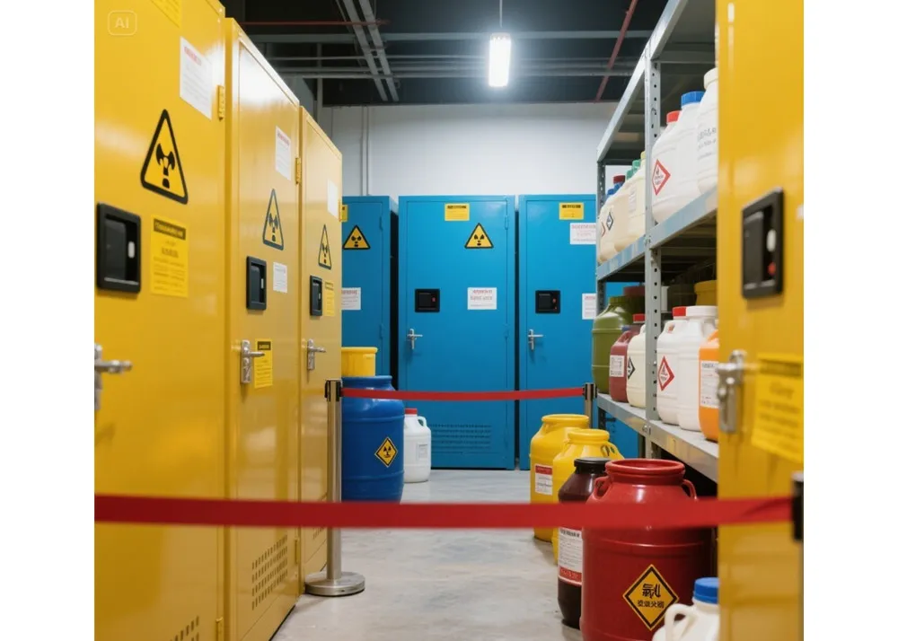 रासायनिक सुरक्षा: सुरक्षित भंडारण प्रथाओं के माध्यम से अपने कार्यस्थल में खतरों को रोकना